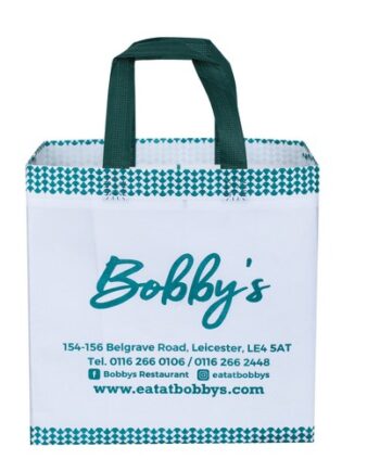Customizable Non Woven Box Bag | Loop Handle Printed Designer Non Woven Cake Box Bags | e Eco Friendly Carry Bags | Shopping Bag | Bakery Box Bag