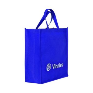 Blue Non Woven Shopping Bags (Non Laminated Bag)