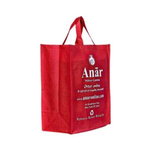 Red Non Woven Loop Handle Bag