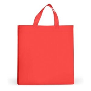 Vibrant Red Non Woven Loop Handle Carry Bag